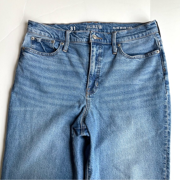 J. Crew Slim Wide Leg Jeans - Picture 5 of 8